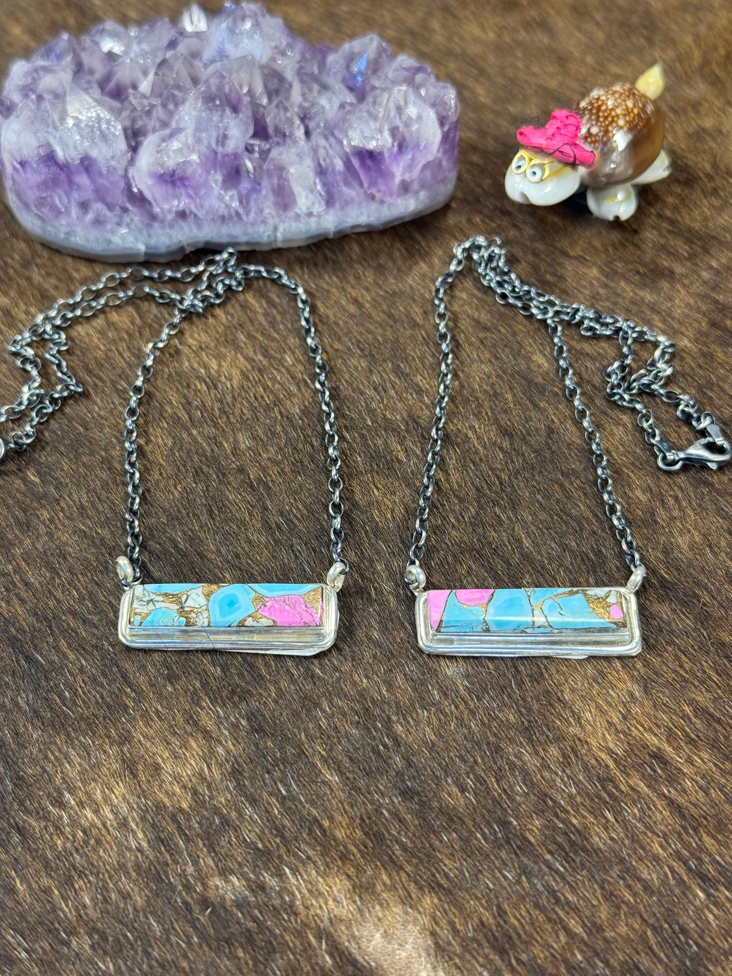 Cotton Candy Bar Necklace