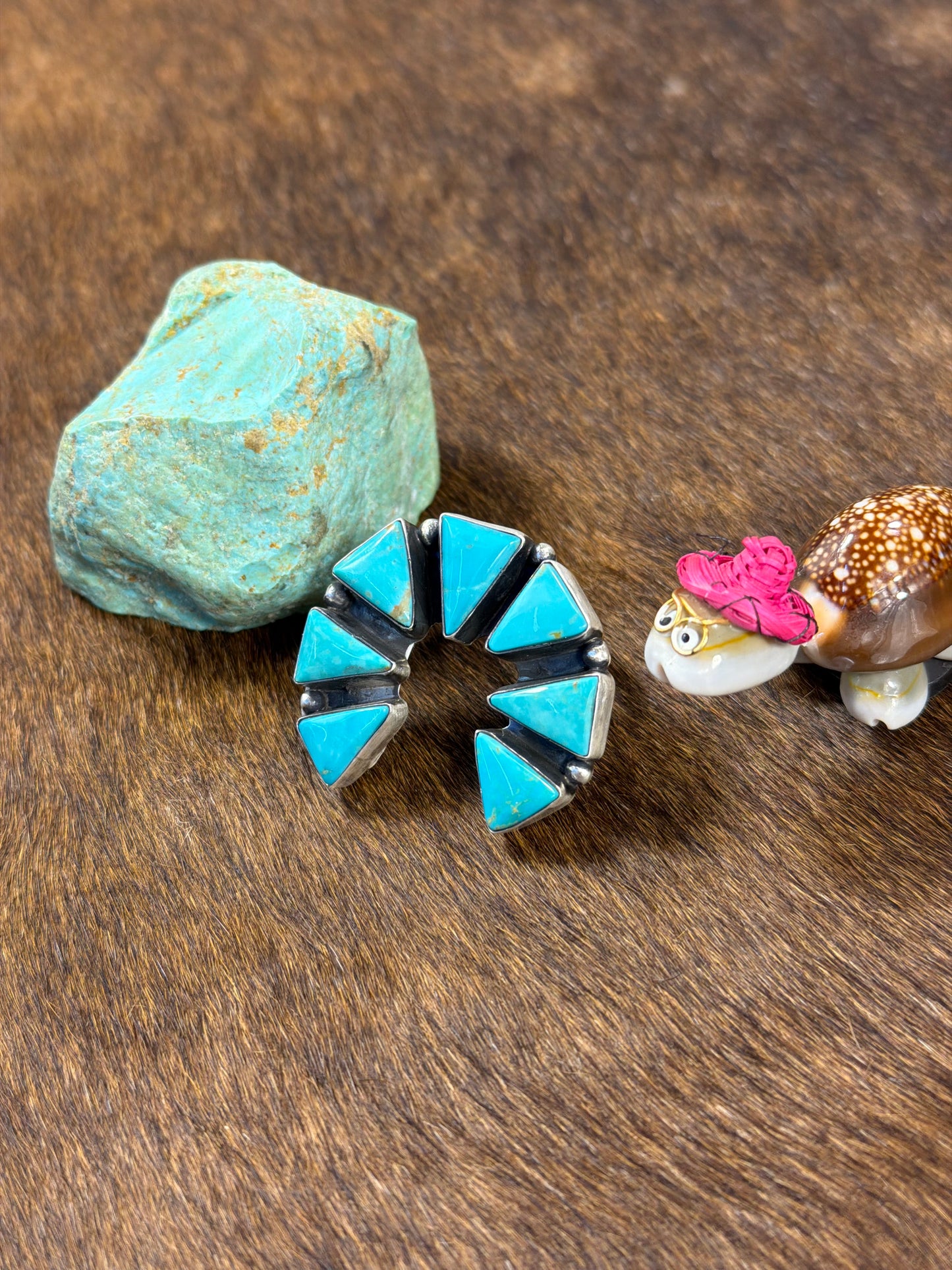 Kingman Turquoise Naja Ring
