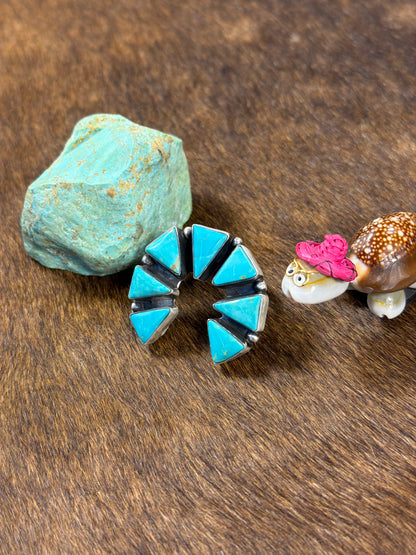 Kingman Turquoise Naja Ring