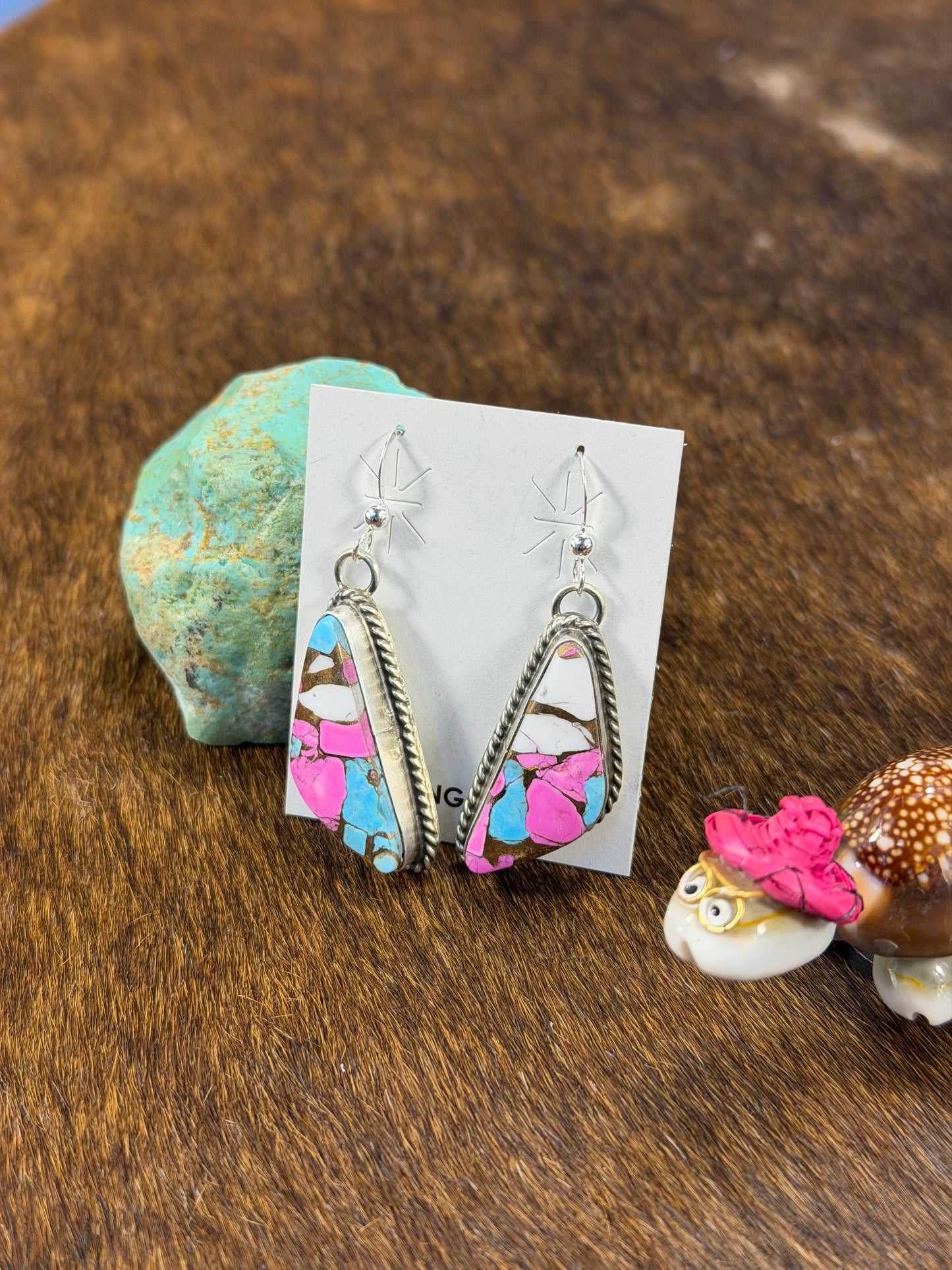 Cotton Candy Dangle Earrings