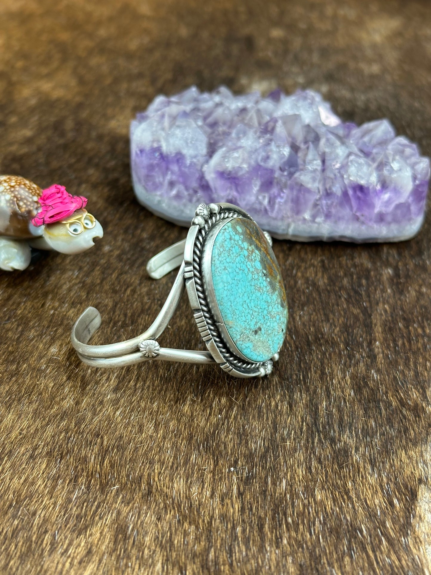 #8 Turquoise single stone bracelet