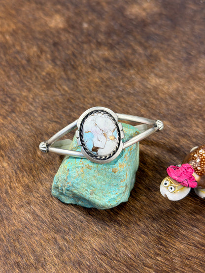 Single Stone Cotton Candy Cuff