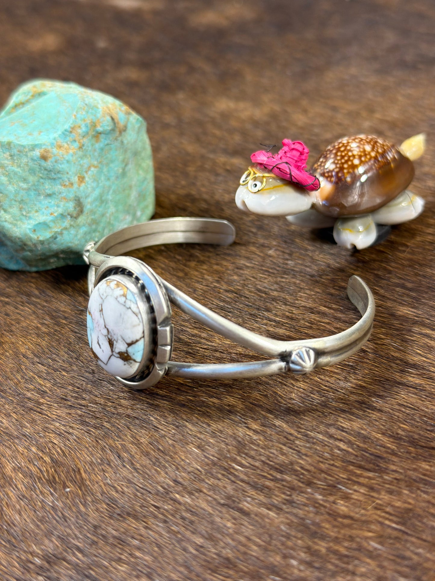 Single Stone Cotton Candy Cuff