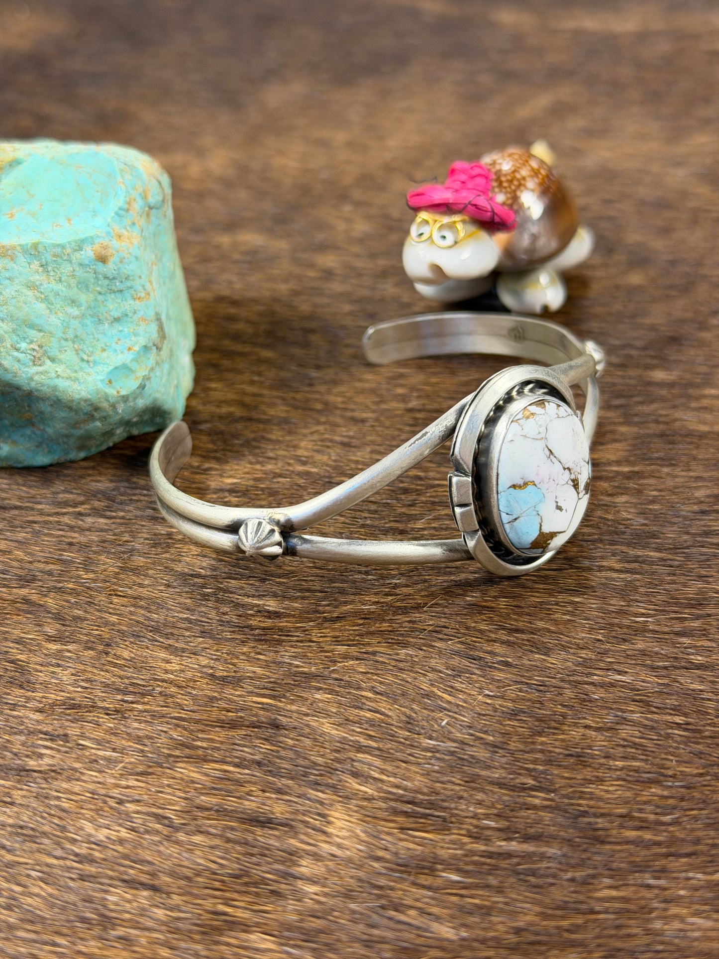 Single Stone Cotton Candy Cuff
