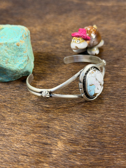 Single Stone Cotton Candy Cuff