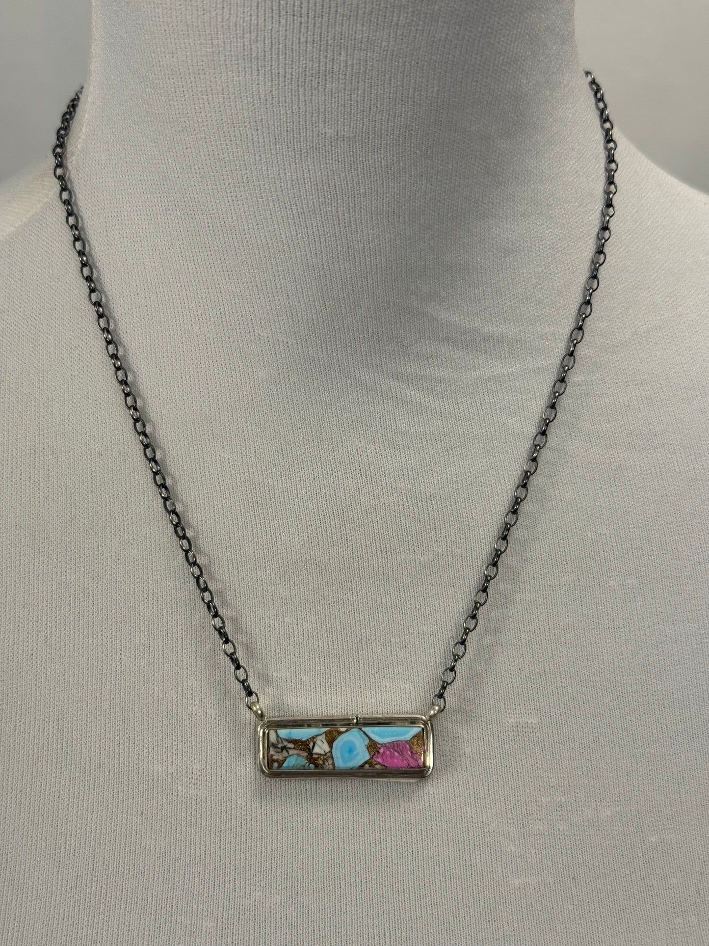 Cotton Candy Bar Necklace