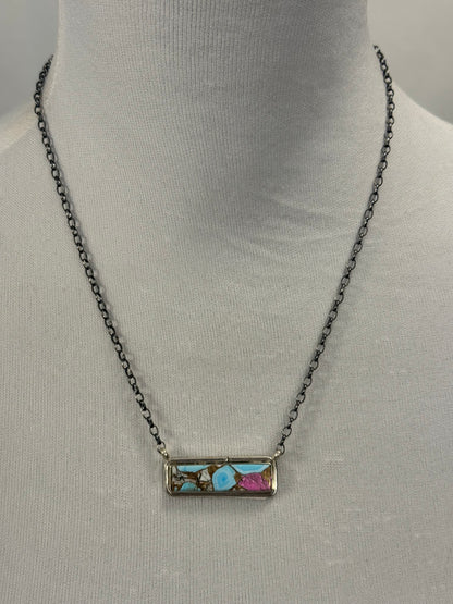 Cotton Candy Bar Necklace