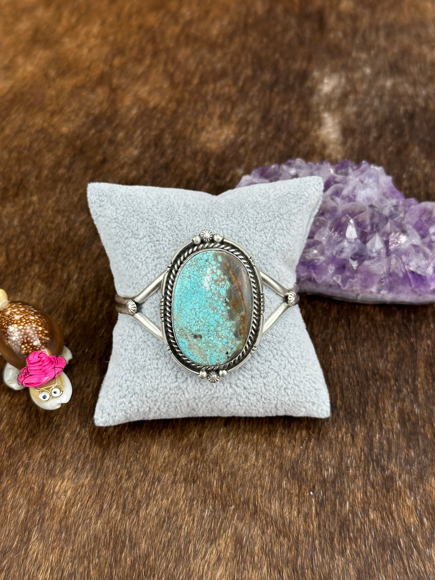 #8 Turquoise single stone bracelet