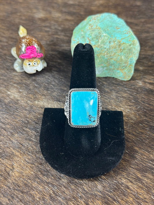 Kingman Rectangle Stamp Ring