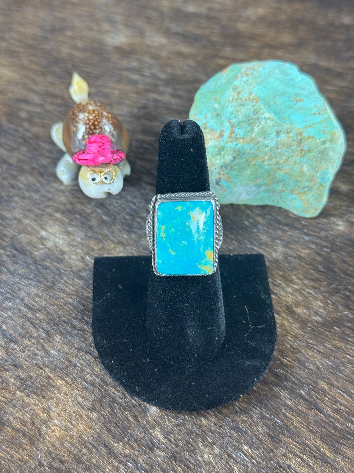Kingman Rectangle Stamp Ring