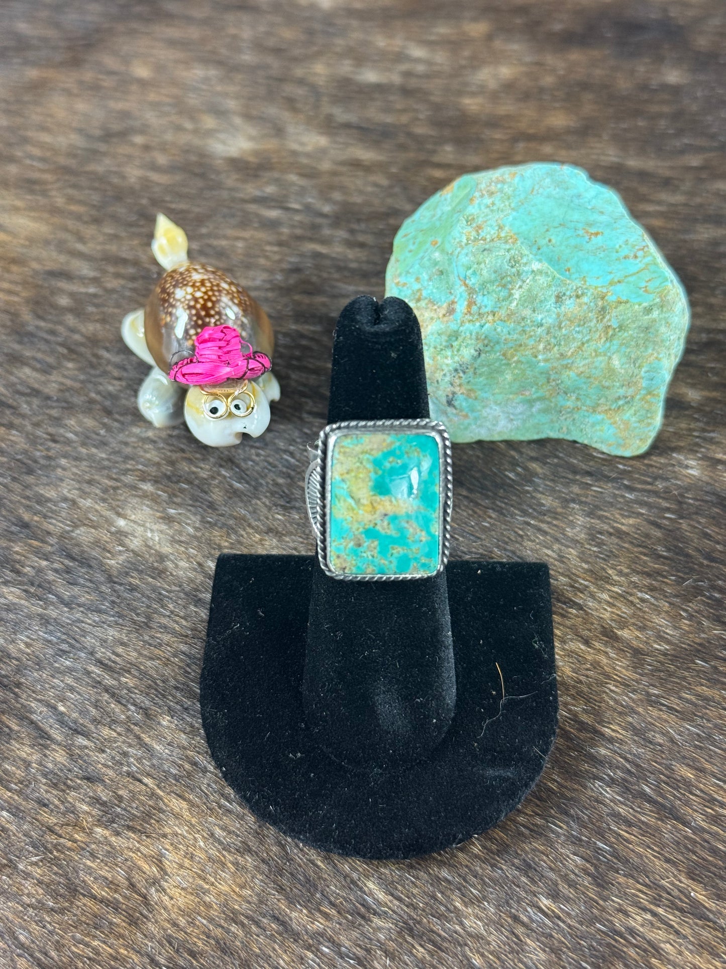 Kingman Rectangle Stamp Ring