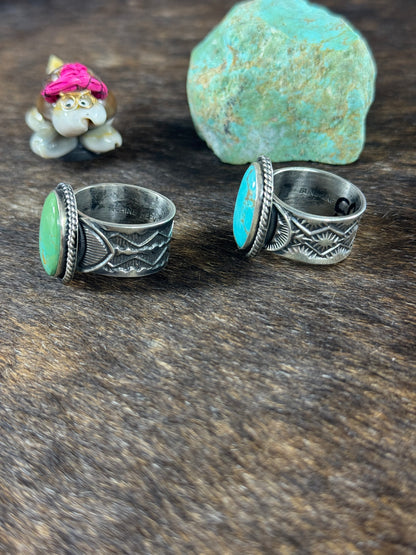 Kingman Oval Stamp Ring
