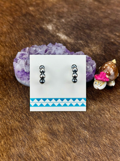 Sterling Silver Pearl Earrings