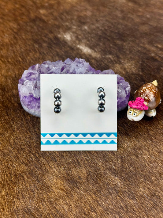 Sterling Silver Pearl Earrings