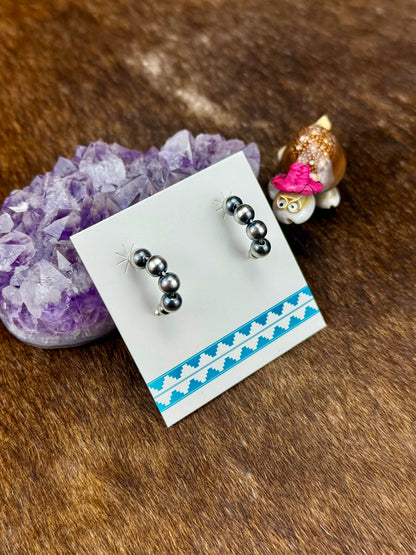 Sterling Silver Pearl Earrings