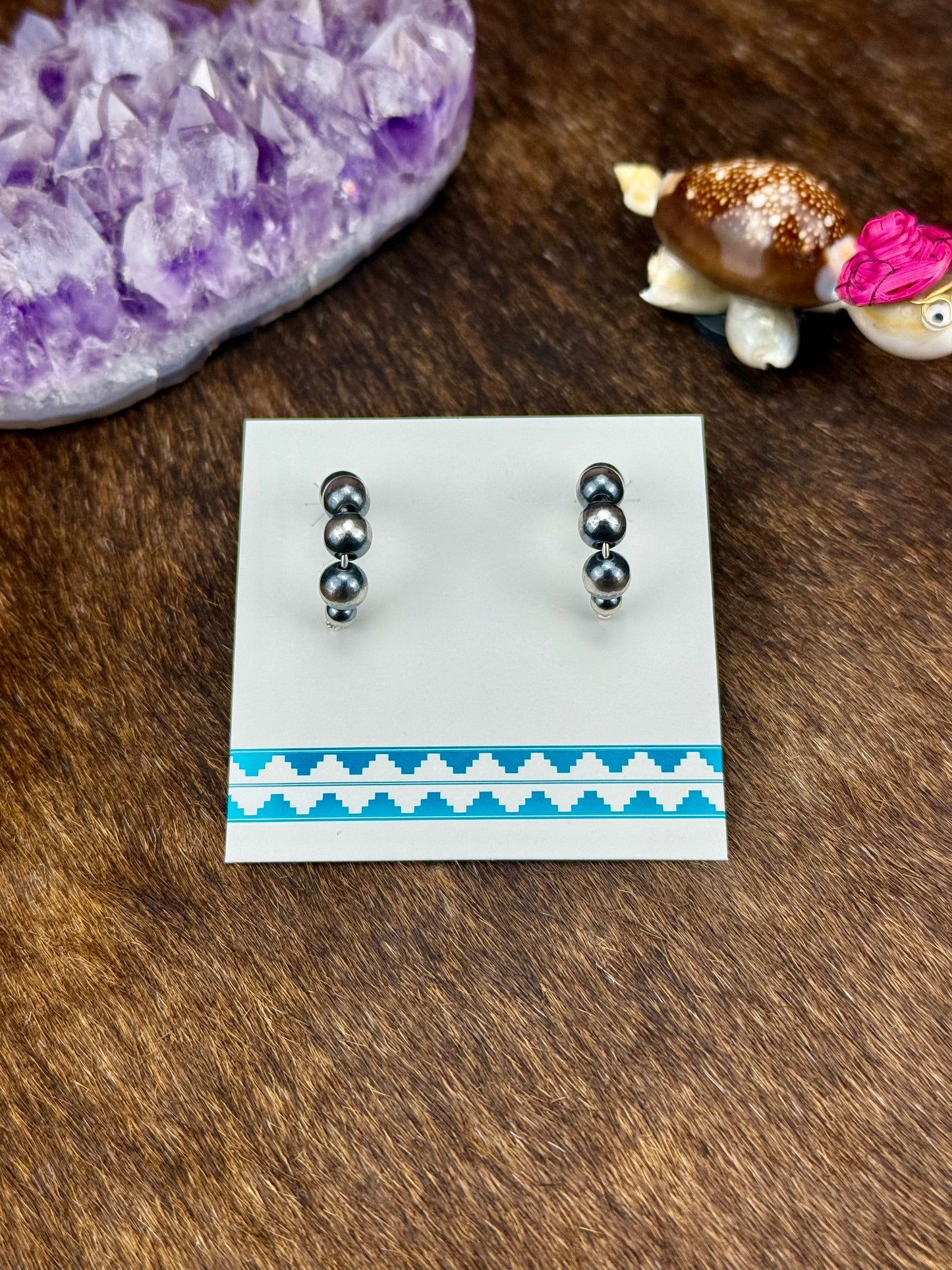 Sterling Silver Pearl Earrings