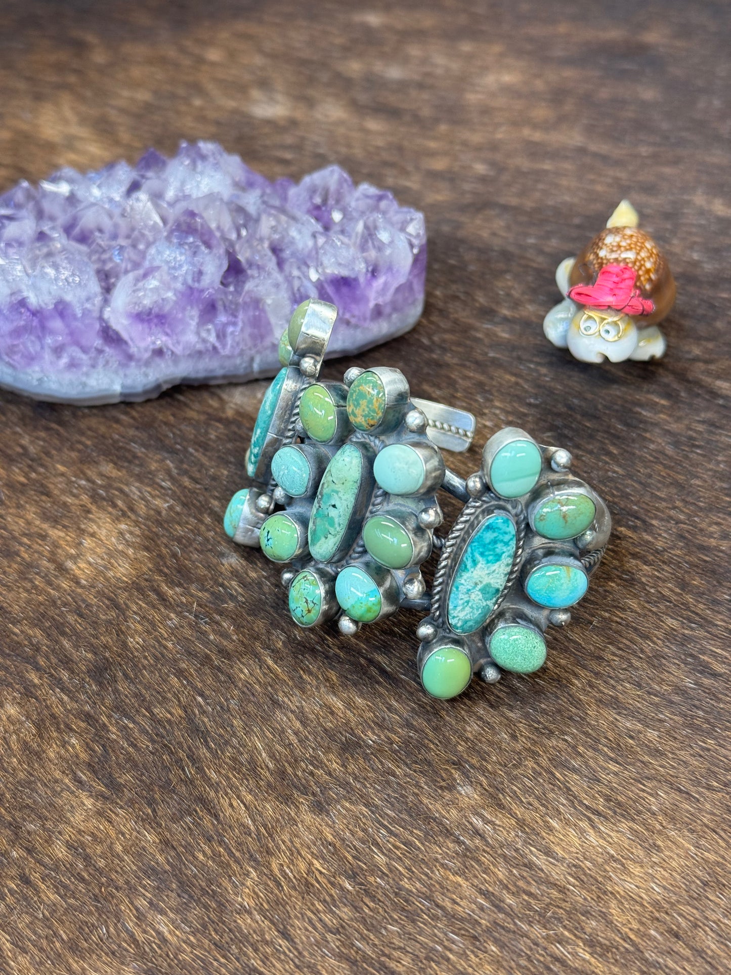 Turquoise Cluster Bracelet