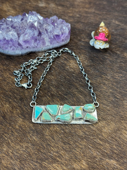 Kingman Free Form Bar Necklace