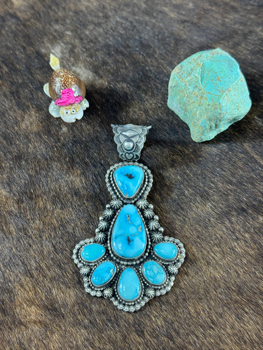 Golden Hills Halo Pendant