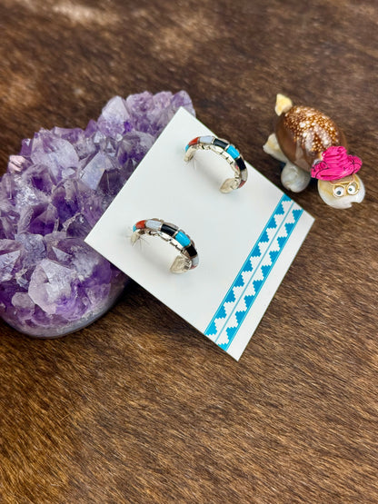 Multicolor Sterling Silver Earrings