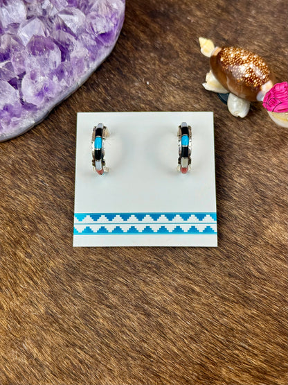 Multicolor Sterling Silver Earrings