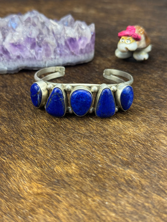 Lapis Row Bracelet