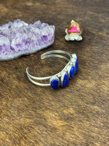 Lapis Row Bracelet