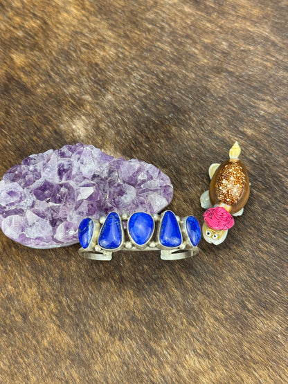 Lapis Row Bracelet