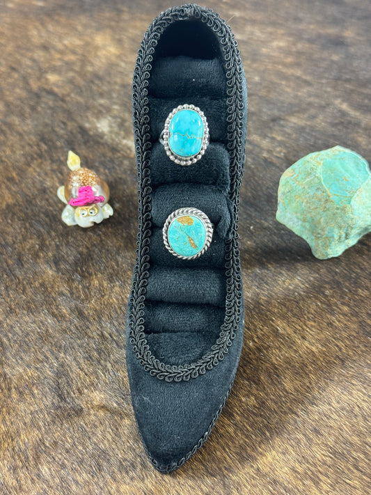 High Grade Kingman Turquoise Ring
