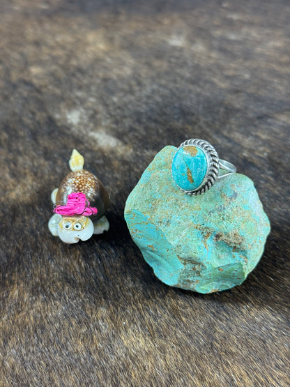High Grade Kingman Turquoise Ring