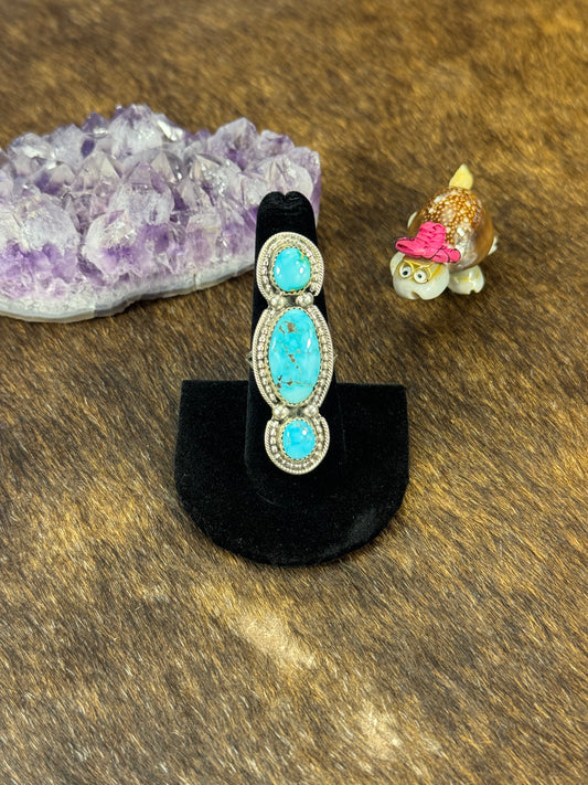 Sonoran Gold 3 stone Angelic Ring