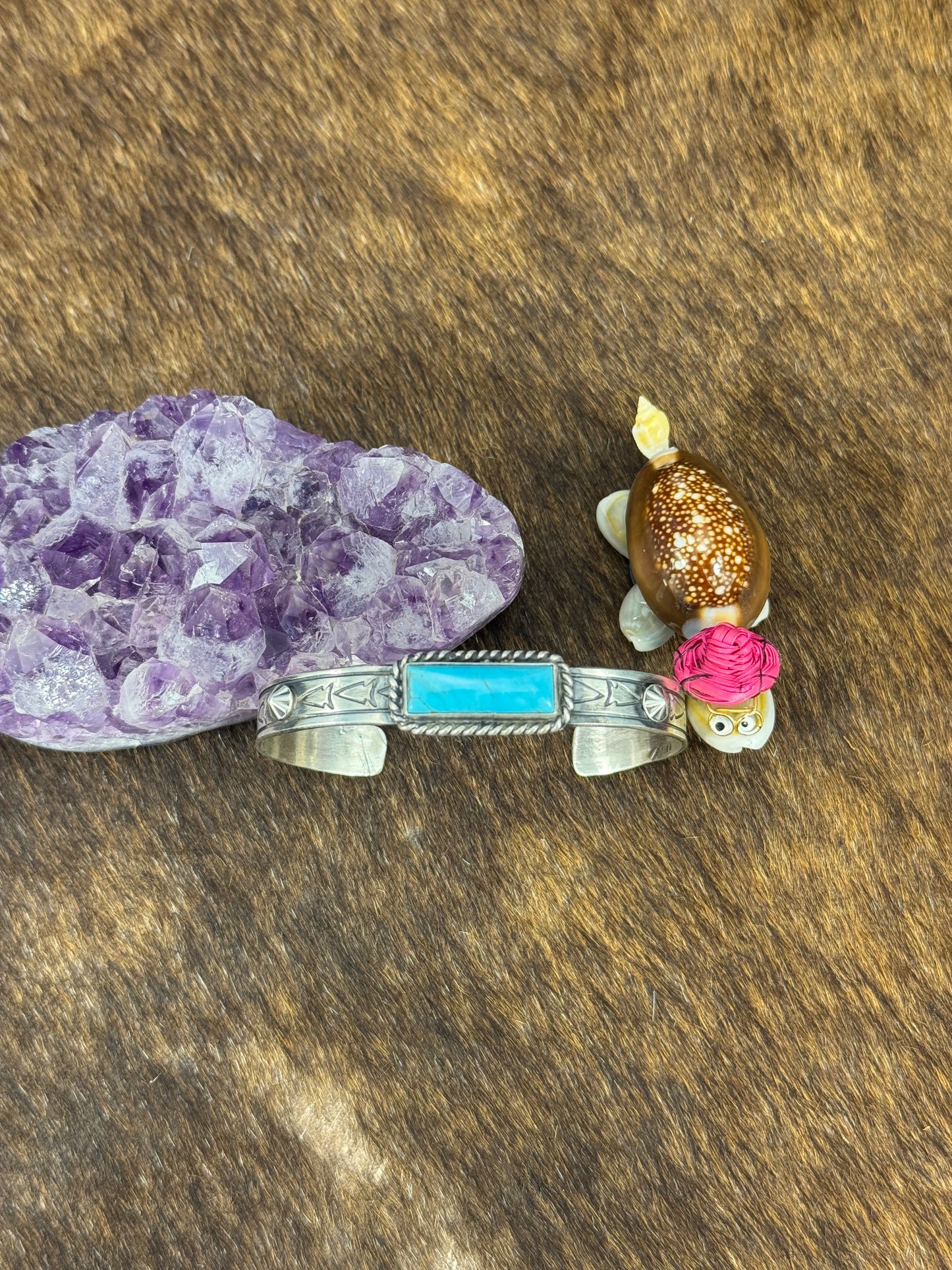 Kingman Turquoise Bar Bracelet