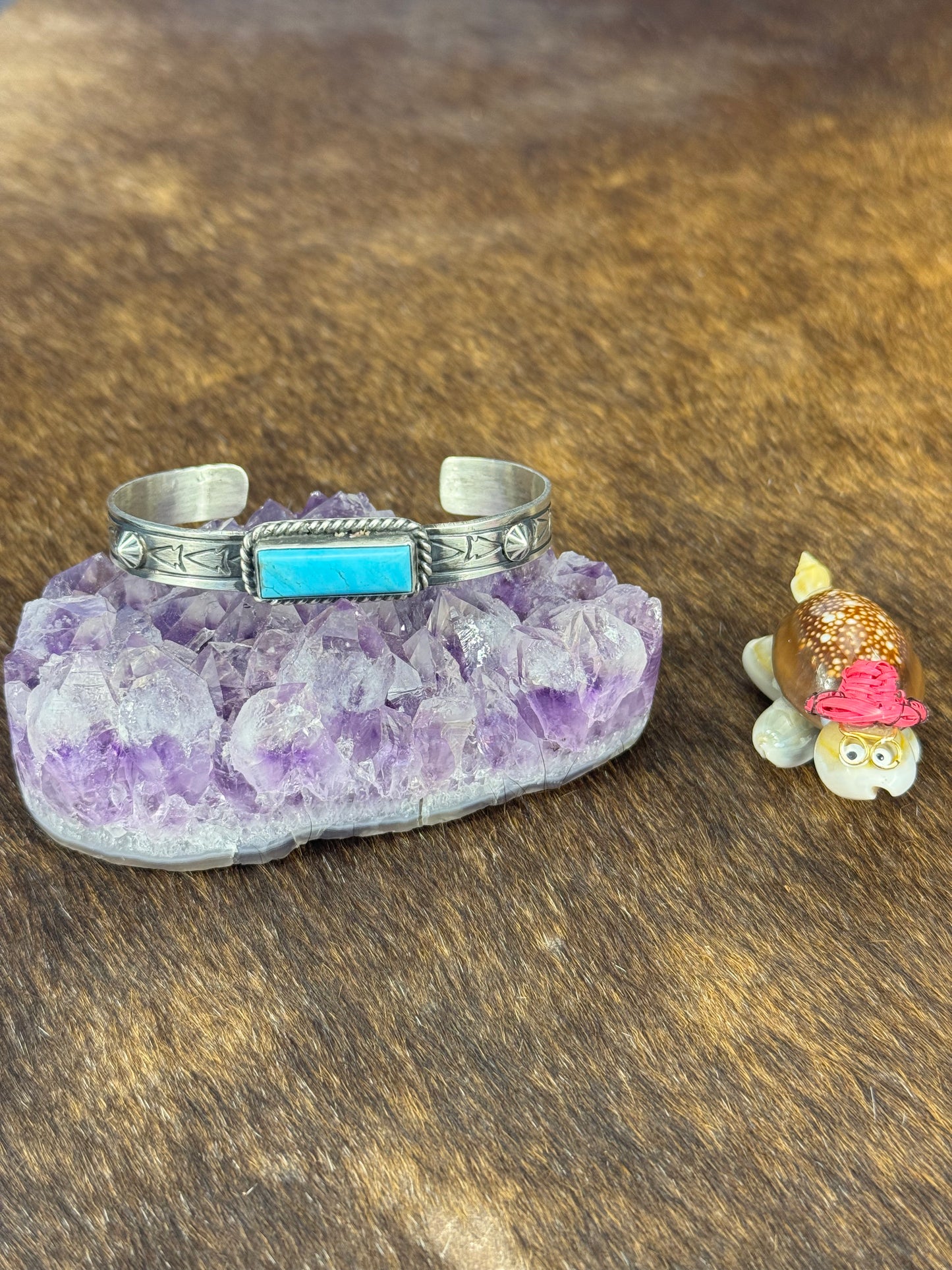 Kingman Turquoise Bar Bracelet