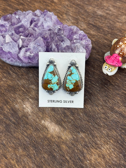 #8 Turquoise Stud Earring