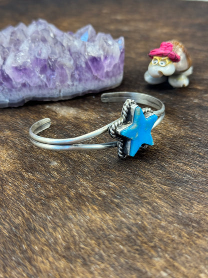Kingman Turquoise Star Bracelet