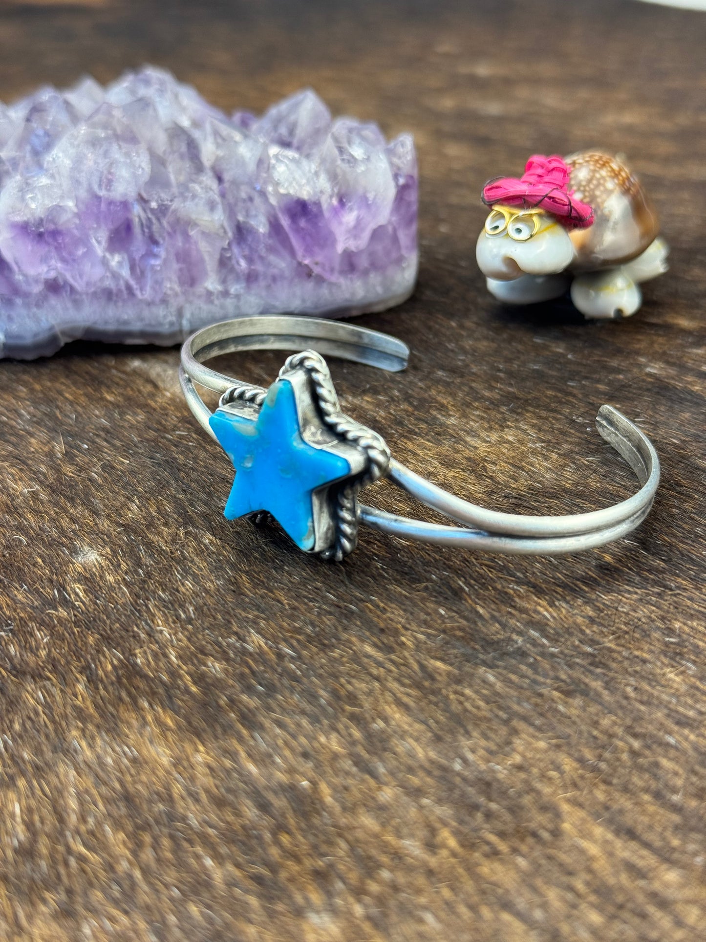 Kingman Turquoise Star Bracelet