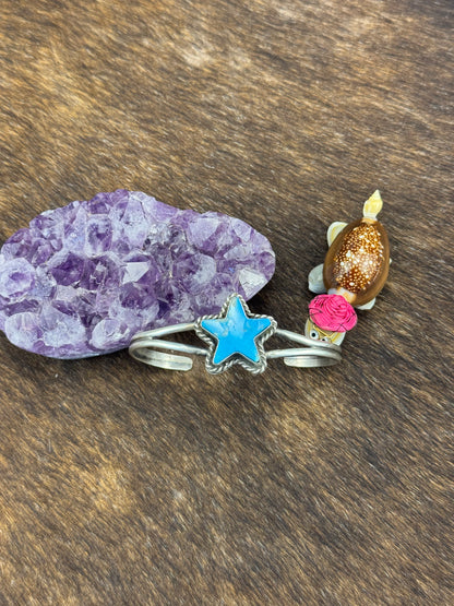 Kingman Turquoise Star Bracelet