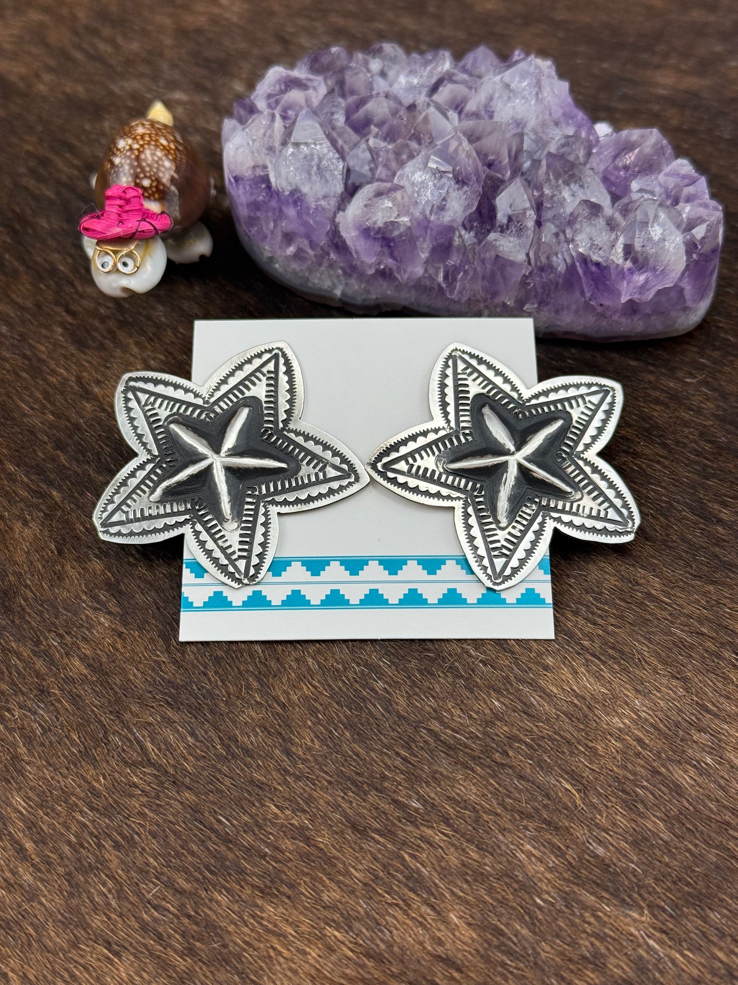 Sterling Silver Star Earring