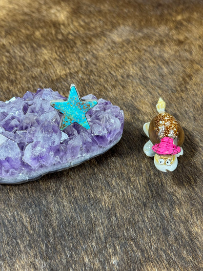 Kingman Turquoise Star Ring
