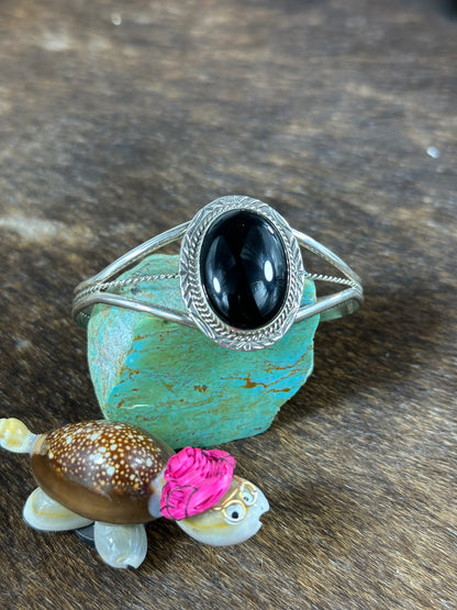 Black Onyx Oval Bracelet