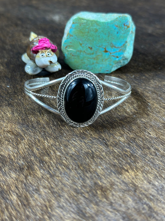 Black Onyx Oval Bracelet