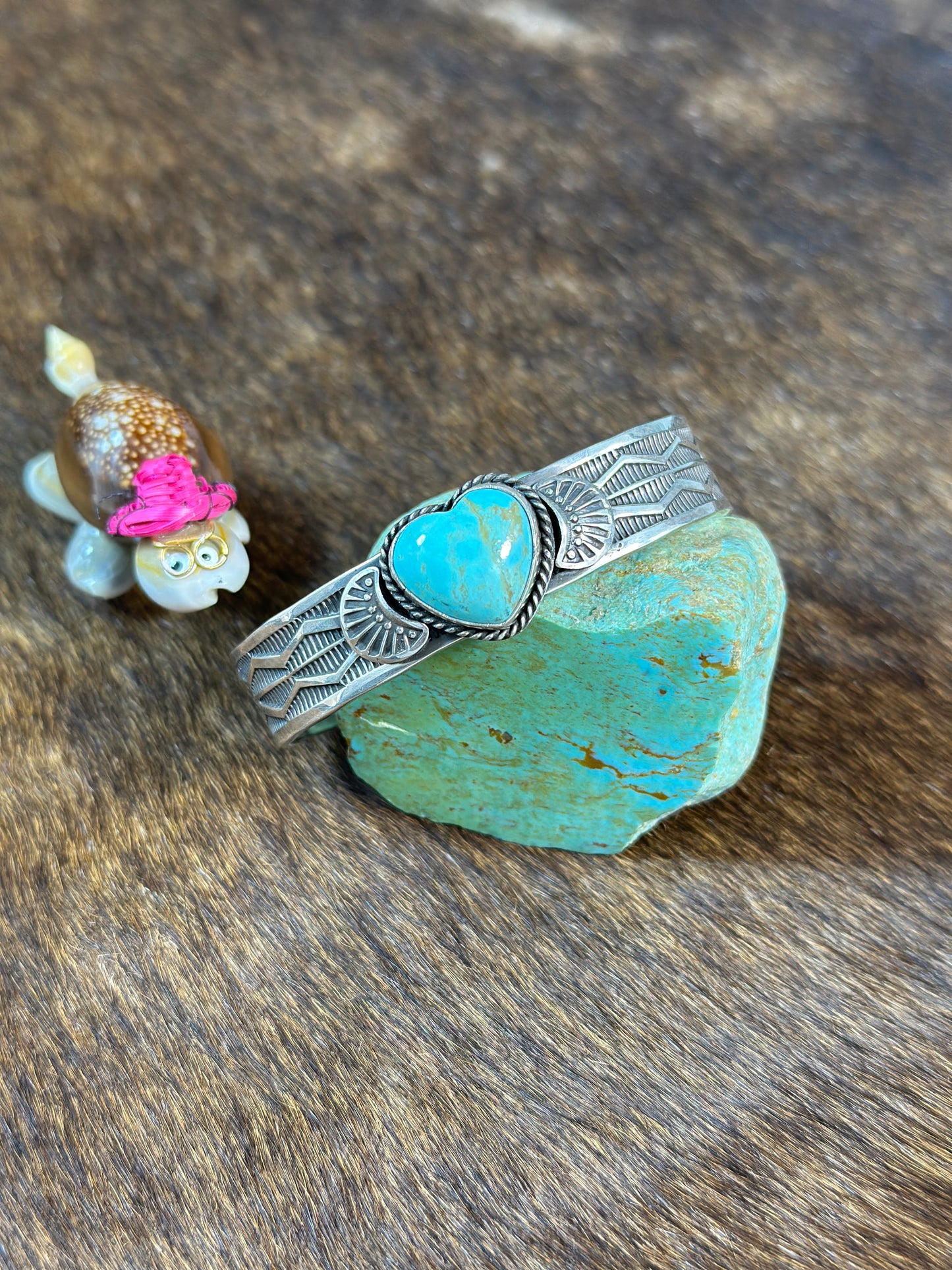 Kingman Heart Bracelet