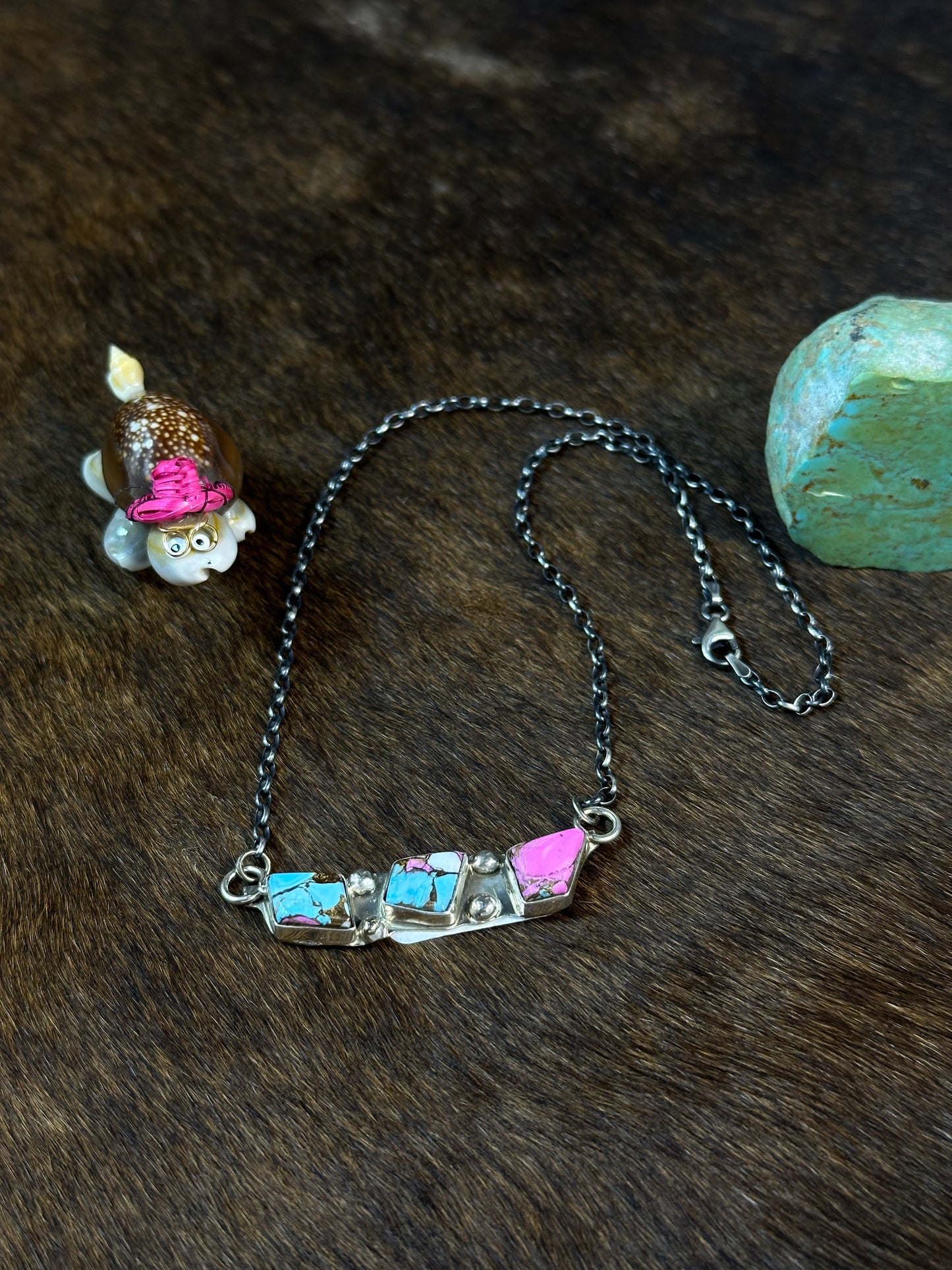 Cotton Candy Bar Necklace
