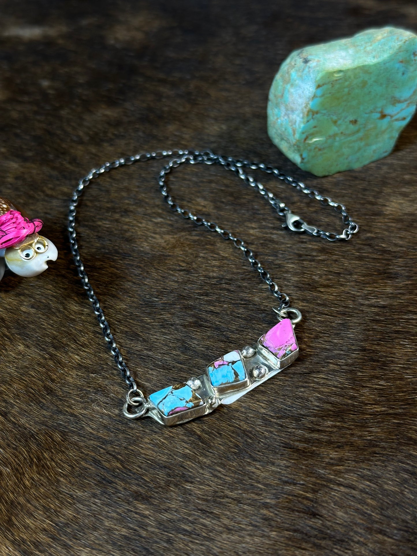 Cotton Candy Bar Necklace