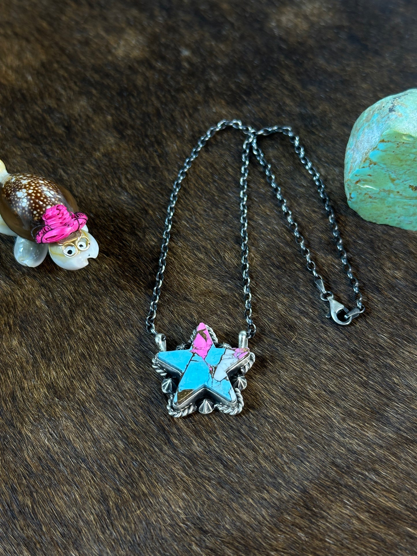 Cotton Candy Star Necklace