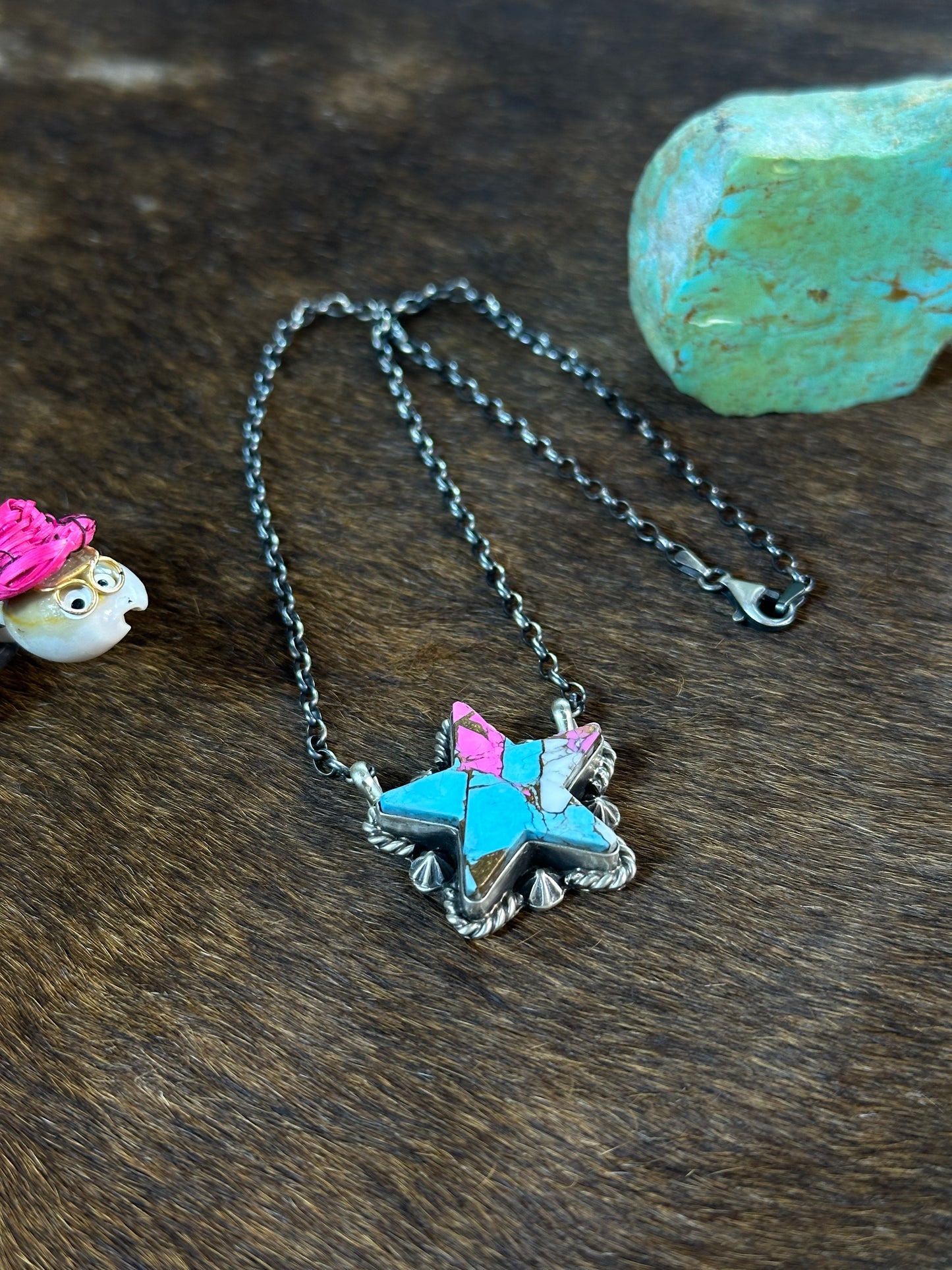 Cotton Candy Star Necklace