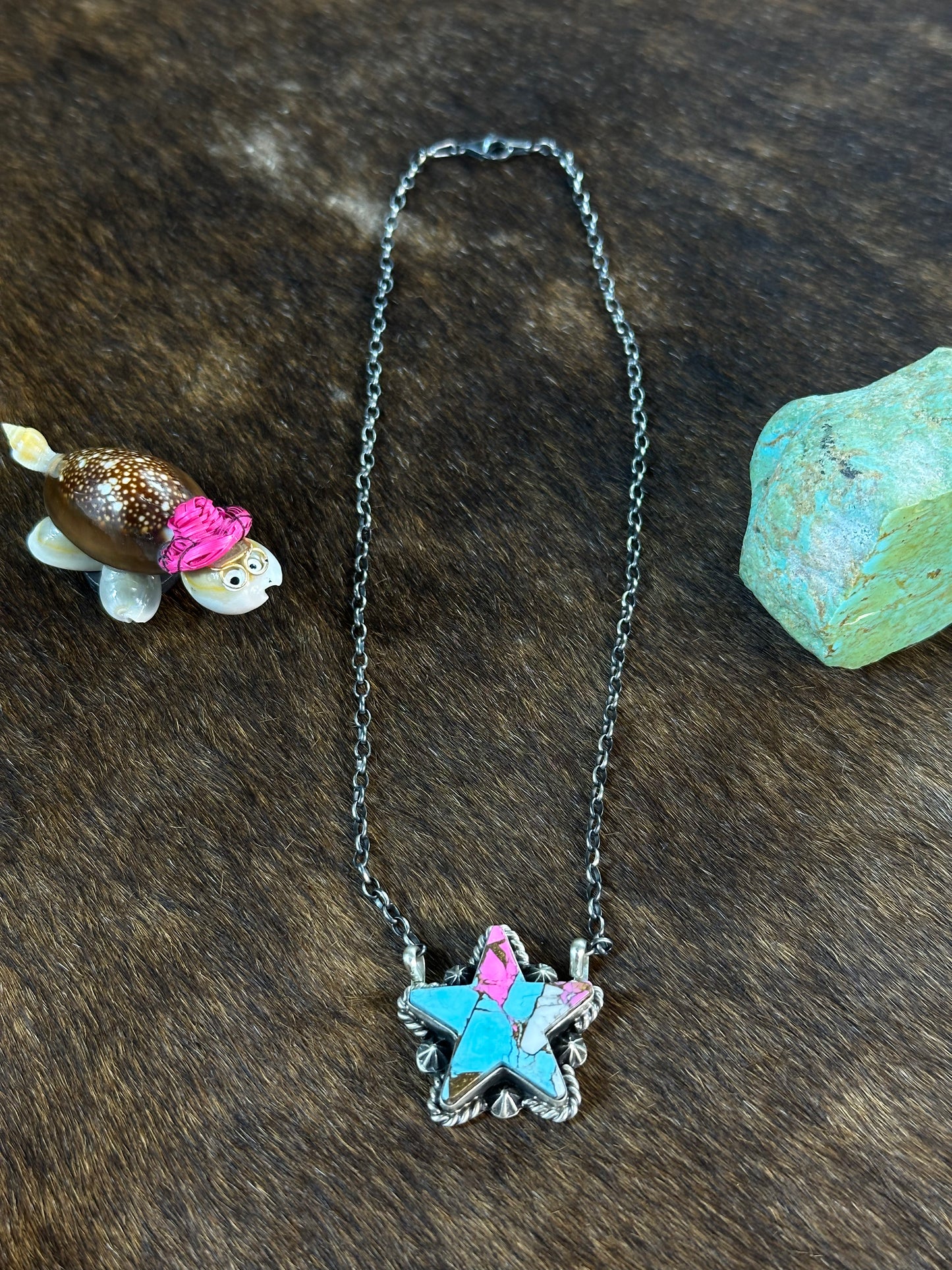 Cotton Candy Star Necklace