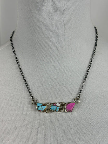 Cotton Candy Bar Necklace