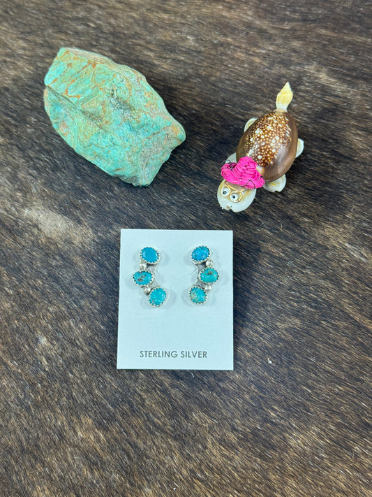 Half Cluster Kingman Earring