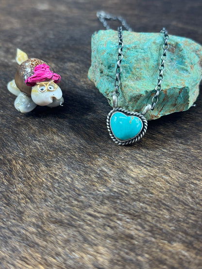 Kingman Heart Necklace